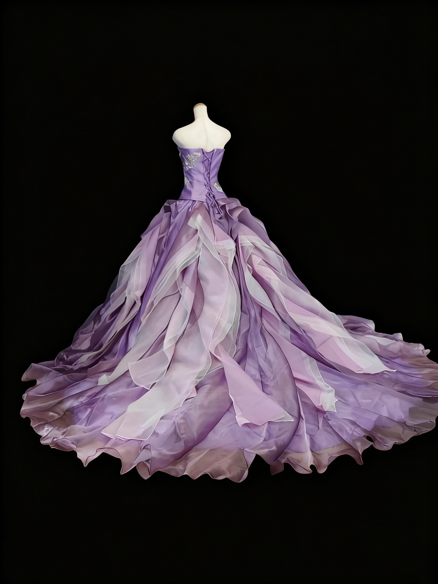 Charming Prom Dress Asymmetrical Neck Pleated Ball Gown Sweet 16 Dress Birthday Outfits     D3816