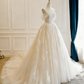 New Arrival Wedding Dress Off Shoulder Tulle Pleated Wedding Dress  D3818