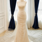 New Arrival Wedding Dress Strapless Tulle Pleated Mermaid Wedding Dress  D3819