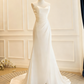 Minimalist Wedding Dresss Sweetheart Pleated Wedding Dress  D3821