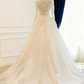 Retro Wedding Dresss Long Sleeves Backless Wedding Dress  D3822