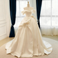 Pretty Wedding Dress Off Shoulder Pleated Wedding Dress    D3824