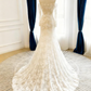 Pretty Wedding Dress Strapless Pleated Mermaid Wedding Dress      D3828