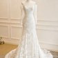 Pretty Wedding Dress Strapless Pleated Mermaid Wedding Dress      D3828