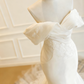 Robe de mariée beauté A-Line, décolleté en cœur, plissée, D3302