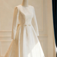 Robe de mariée beauté A-Line, décolleté en cœur, plissée, D3302