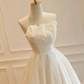 Beauty Brautkleid A-Linie Herzausschnitt Plissee Brautkleid D3302