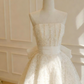 Beauty Wedding Dress Strapless Pleated Wedding Dress   D3834