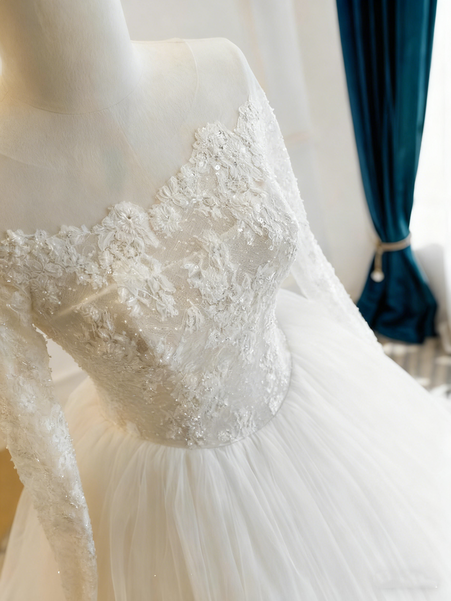 Beauty Brautkleid A-Linie Herzausschnitt Plissee Brautkleid D3302