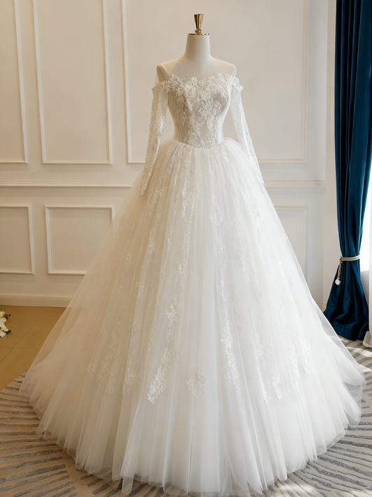 Beauty Brautkleid A-Linie Herzausschnitt Plissee Brautkleid D3302