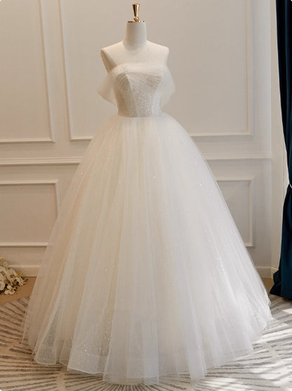 Beauty Brautkleid A-Linie Herzausschnitt Plissee Brautkleid D3302