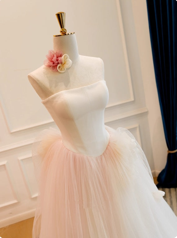 Beauty Brautkleid A-Linie Herzausschnitt Plissee Brautkleid D3302
