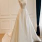 Beauty Brautkleid A-Linie Herzausschnitt Plissee Brautkleid D3302