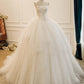 Beauty Brautkleid A-Linie Herzausschnitt Plissee Brautkleid D3302