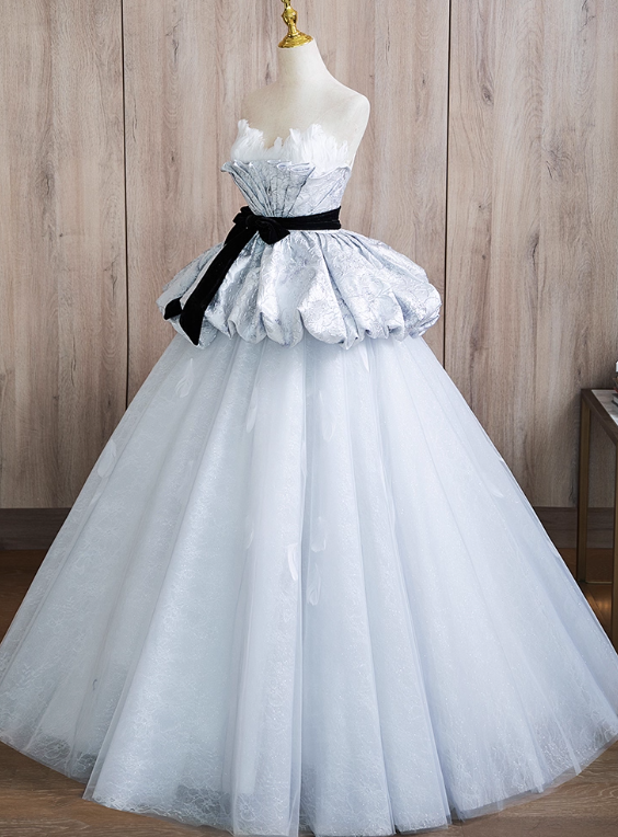 Stunning Prom Dress Sweetheart Pleated Tulle Ball Gown Sweet 16 Dress Evening Dress     D3846