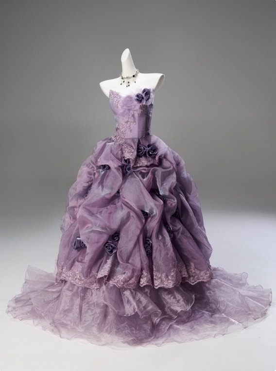 New Arrival Prom Dress Strapless Pleated Tulle Ball Gown Sweet 16 Dress Evening Dress  D3849