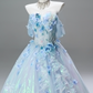 Shiny Prom Dress Off Shoulder Pleated Ruffle Ball Gown Quinceanera Dress Evening Dress     D3851