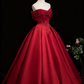 Stunning Prom Dress Off Shoulder Pleated Ball Gown Evening Dress Quinceanera Dress    D3856