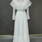 Retro Wedding Dress High Collar Lace Pleated Wedding Dress D3864