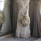 Vintage Wedding Dress High Collar Tulle Wedding Dress  D3868