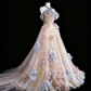 Elegant Prom Dress A Line Off Shoulder Pleated Tulle Evening Dress Gala Dress   D3871