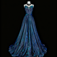 Shiny Prom Dress Sweetheart Pleated Evening Dress Gala Dress Birthday Party Outfits   D3874