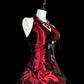 Stunning Prom Dress Wine Red Halter Pleated Ball Gown Evening Dress Quinceanera Outfits   D3875