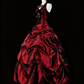 Stunning Prom Dress Wine Red Halter Pleated Ball Gown Evening Dress Quinceanera Outfits   D3875