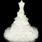 Robe de mariée beauté A-Line, décolleté en cœur, plissée, D3302