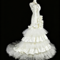 Robe de mariée beauté A-Line, décolleté en cœur, plissée, D3302
