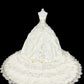 Vintage Wedding Dress Strapless Tulle Pleated Wedding Dress  D3884