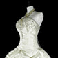 Robe de mariée beauté A-Line, décolleté en cœur, plissée, D3302