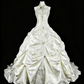 Robe de mariée beauté A-Line, décolleté en cœur, plissée, D3302