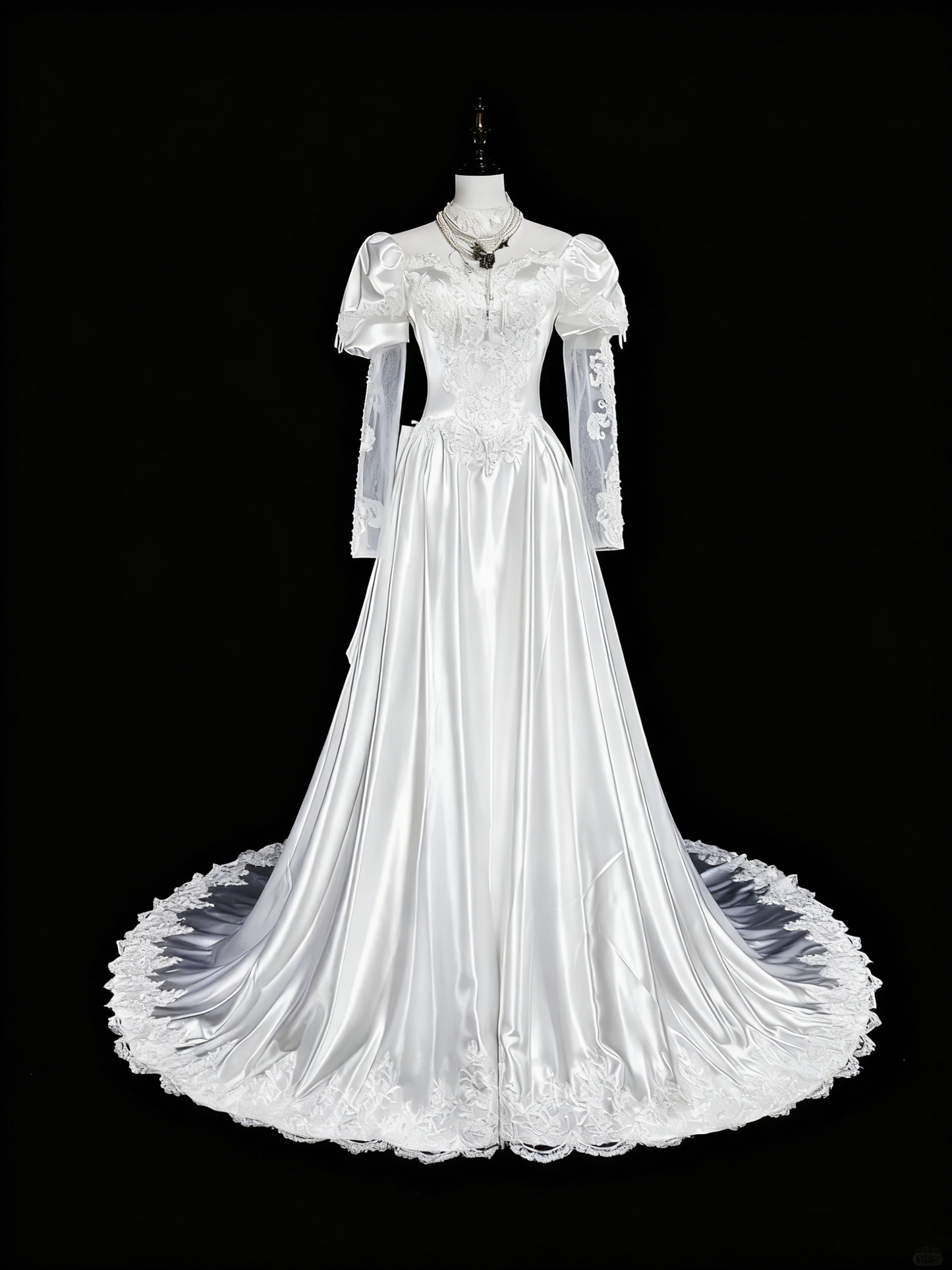 Beauty Brautkleid A-Linie Herzausschnitt Plissee Brautkleid D3302