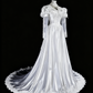 Beauty Brautkleid A-Linie Herzausschnitt Plissee Brautkleid D3302