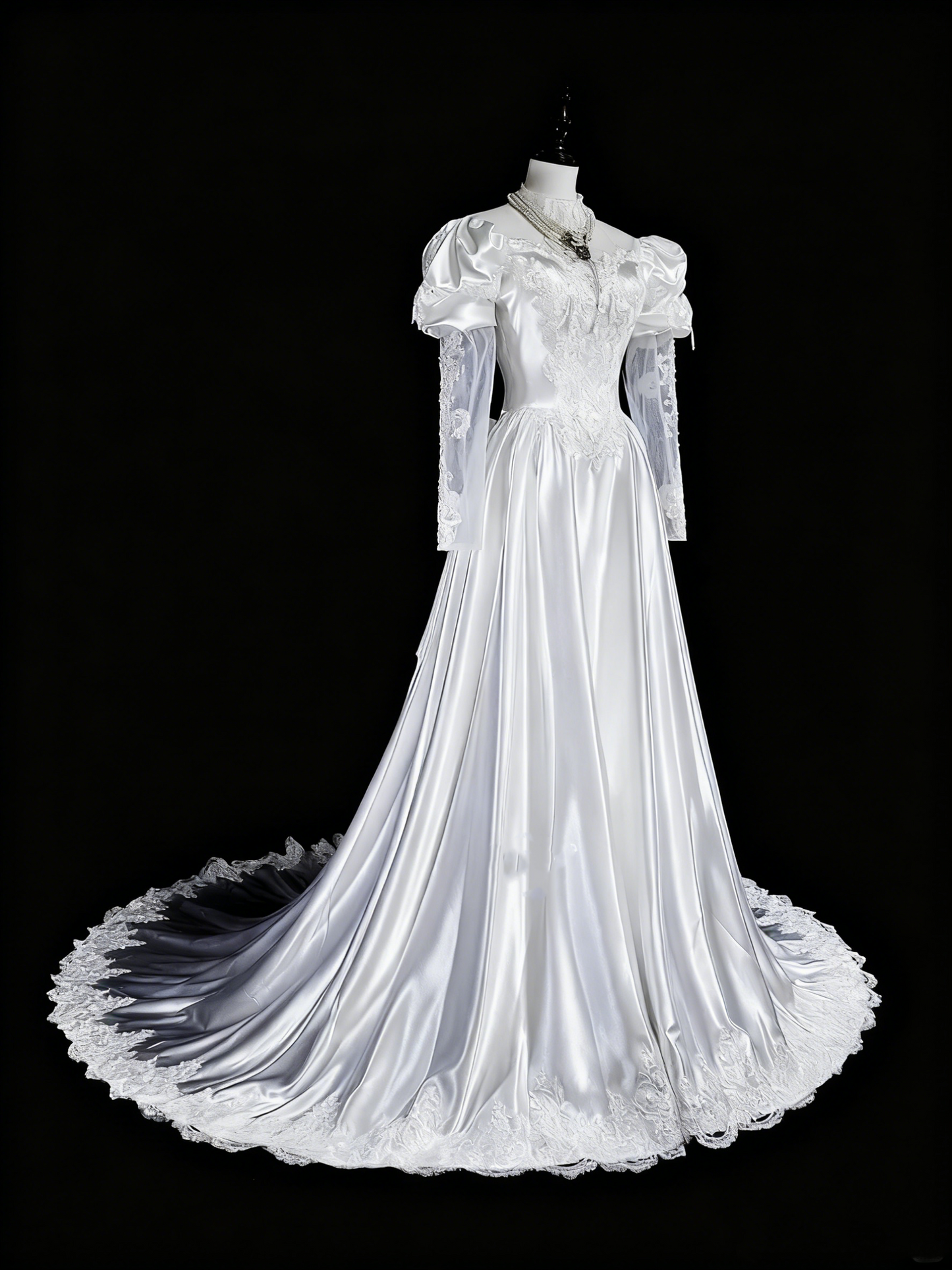 Beauty Brautkleid A-Linie Herzausschnitt Plissee Brautkleid D3302