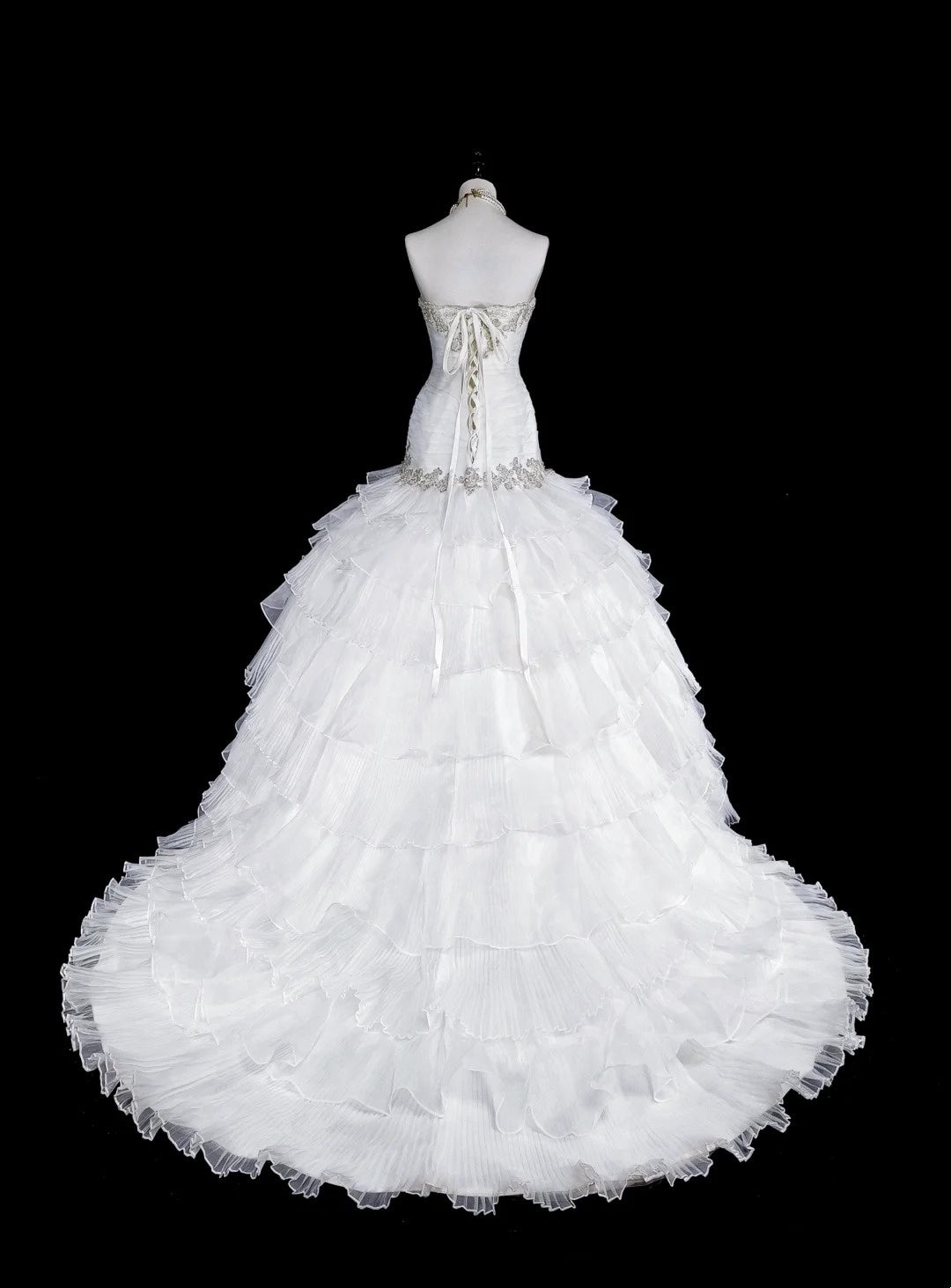 Beauty Brautkleid A-Linie Herzausschnitt Plissee Brautkleid D3302