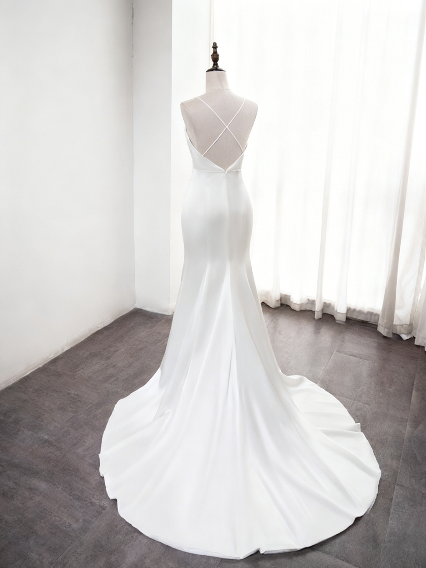 Beauty Brautkleid A-Linie Herzausschnitt Plissee Brautkleid D3302