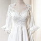 Retro Wedding Dress A Line Sweetheart Pleated Wedding Dress  D3891