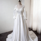 Retro Wedding Dress A Line Sweetheart Pleated Wedding Dress  D3891