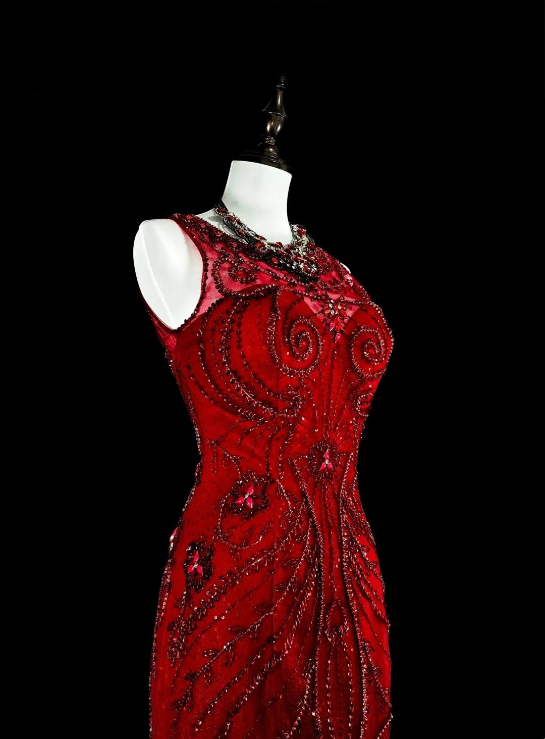 Gorgeous Prom Dress Crew Neck Mermaid Evening Dress Gala Dress        D3892