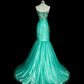 Pretty Prom Dress Strapless Tulle Pleated Mermaid Evening Dress Gala Dress Cocktail Dress           D3894