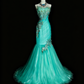 Pretty Prom Dress Strapless Tulle Pleated Mermaid Evening Dress Gala Dress Cocktail Dress           D3894