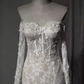 New Arrival Wedding Dress Off Shoulder Lace Mermaid Wedding Dresss  D3895