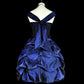 New Arrival Homecoming Dress Dark Blue Crew Neck Pleated Short Prom Dress Back to School Outfits Cocktail Dress   D3896