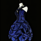 New Arrival Homecoming Dress Dark Blue Crew Neck Pleated Short Prom Dress Back to School Outfits Cocktail Dress   D3896