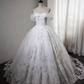 New Design Wedding Dress Off Shoulder Tulle Lace Wedding Dress  D3897