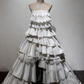 Newest Wedding Dress Strapless Tiered Wedding Dress   D3898