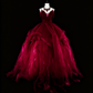 Charming Prom Dress Wine Red Spaghetti Straps Pleated Tulle Ball Gown Evening Dress Birthday Dress  D3899