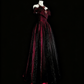 Shiny Prom Dress A Line Off Shoulder Pleated Tulle Evening Dress Gala Dress        D3902